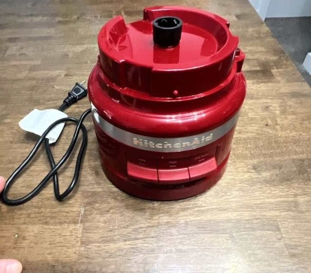 KitchenAid 7 Cup Food Processor Replacement Motor Base Empire Red